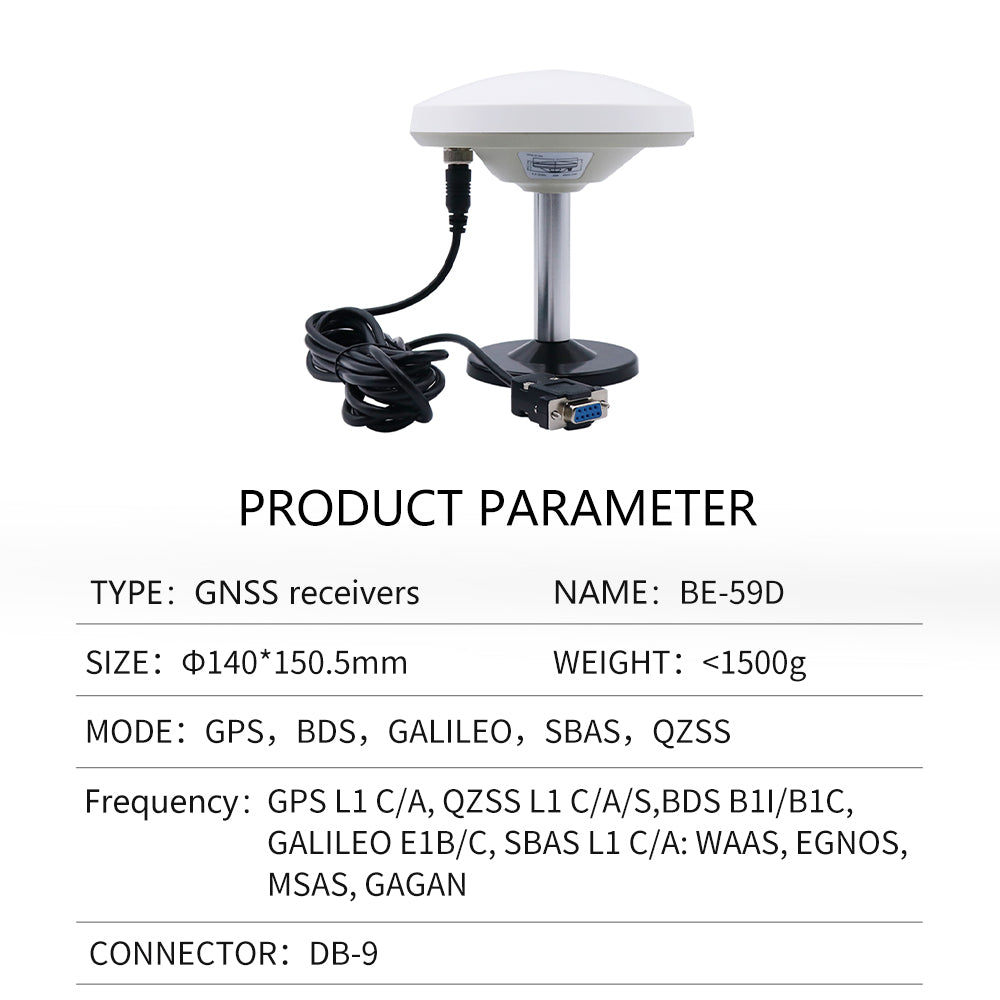 Beitian GPS mushroom head receiver M90SD Base GNSS Beidou various serial port built-in module antenna BE-29D Beitian GPS mushroom head receiver M90SD Base GNSS Beidou various serial port built-in module antenna BE-29D